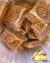 Peanut Brittle Squares + Ginger