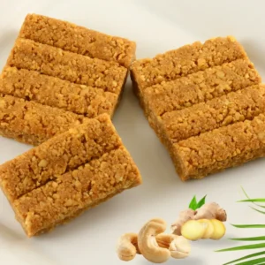 Cashew Brittles +Ginger Cashew Brittle Crunch + Ginger